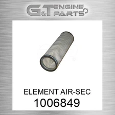 1006849 ELEMENT AIR-SEC fits CATERPILLAR (NEW AFTERMARKET)