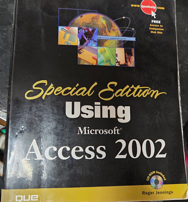 Using Microsoft Access 2002: Special Edition by Roger Jennings w/ CD, Ex Library