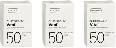 Arkray Glucocard Vital Test Strips 50 Count (3 Pack)