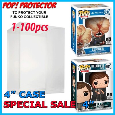 Lot 5 20 50 100 Collectibles Protector Case for Funko Pop 4'' inch Vinyl Figures