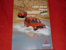 MITSUBISHI Pajero L040 L300 Allrad L0 Prospekt Brochure Depliant Folleto 1984