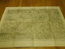 ancienne carte d'état-major SARREBOURG époque grande guerre