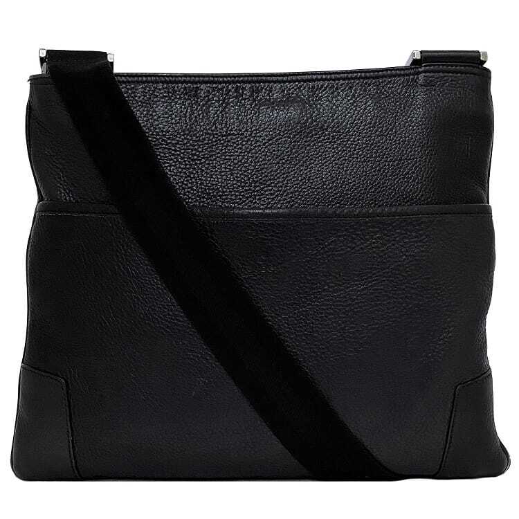 Gucci Shoulder Bag Black 162914 ec-20460 Crossbody Leather Used GUCCI Square