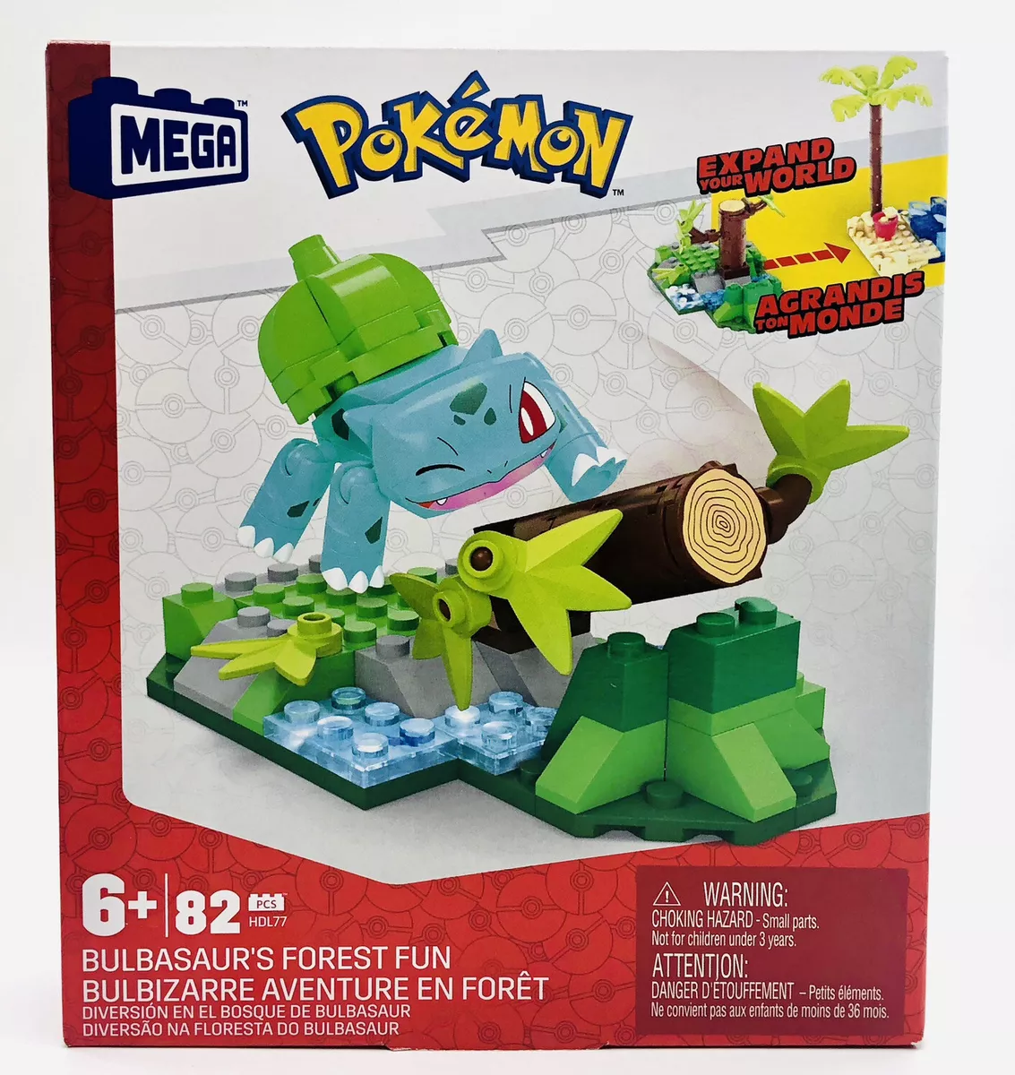 MEGA Pokemon Bulbasaur Forest Fun Construction Set