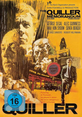 Mediabook THE QUILLER MEMORANDUM Gefahr aus dem Dunkel GEORGE SEGAL BLU-RAY DVD