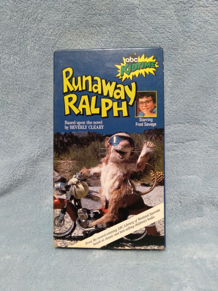 VHS TAPE RUNAWAY RALPH 1988 FRED SAVAGE, NEW, SEALED