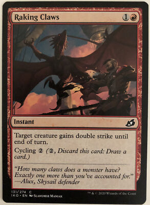 MTG Raking Claws Ikoria: Lair of Behemoths 131/274 Regular Common