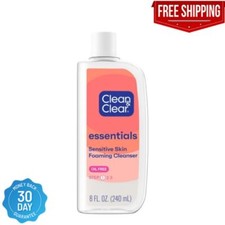 Clean  Clear Essentials Foaming Facial Cleanser, Oil-Free Daily Face Wash 8oz