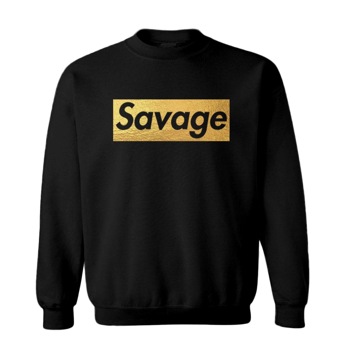 Gold Foil Savage - Ruthless Rebel Misbehaving Cool Toddler 