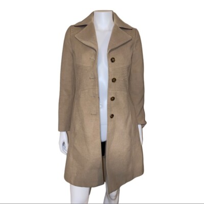 double breasted cream jacket