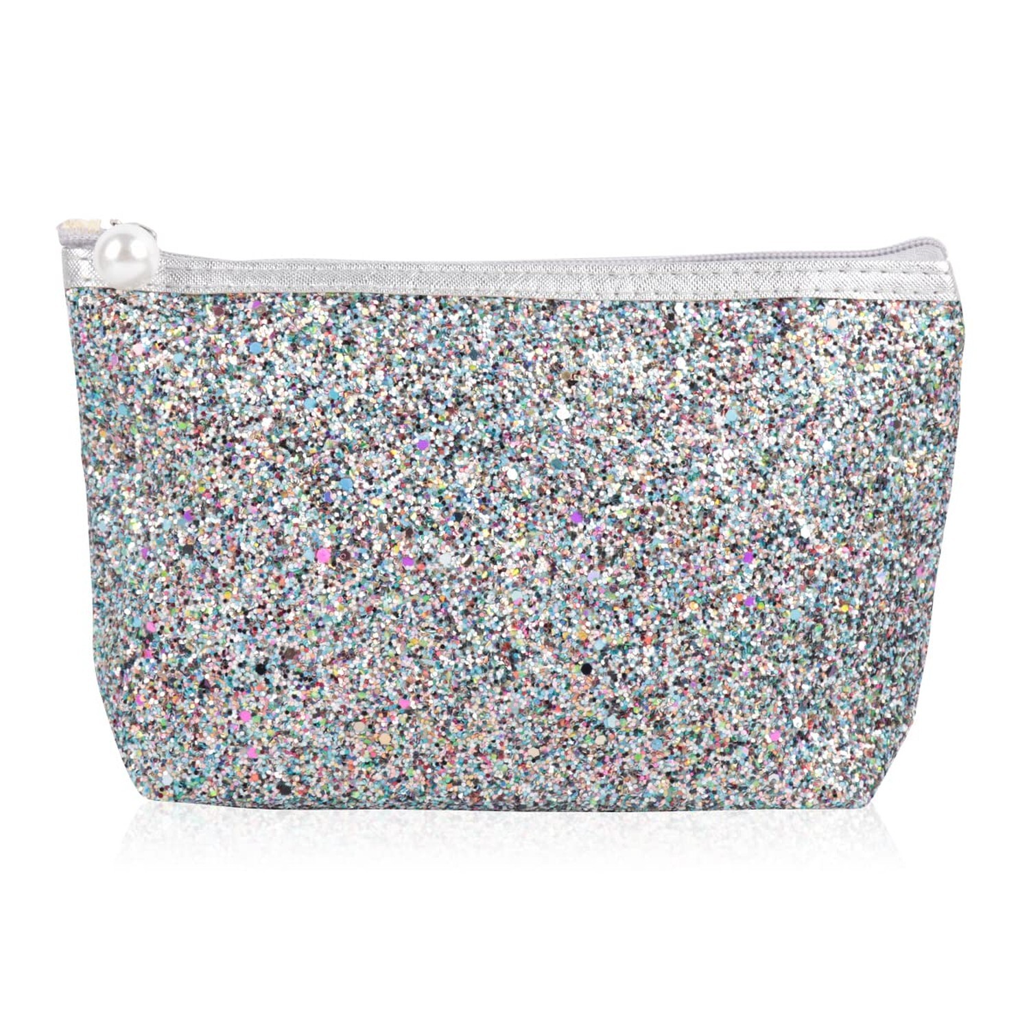 RIAH Fashion Travel Cosmetic Makeup Toiletry Jewelry Pouch Clutch Organizer Bag