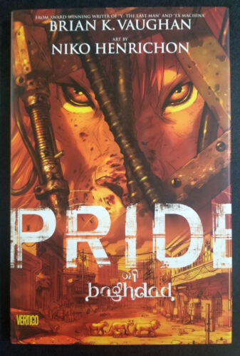 Pride of Baghdad HC 2006 DC/Vertigo Brian K Vaughan Niko Henrichon 1st Print