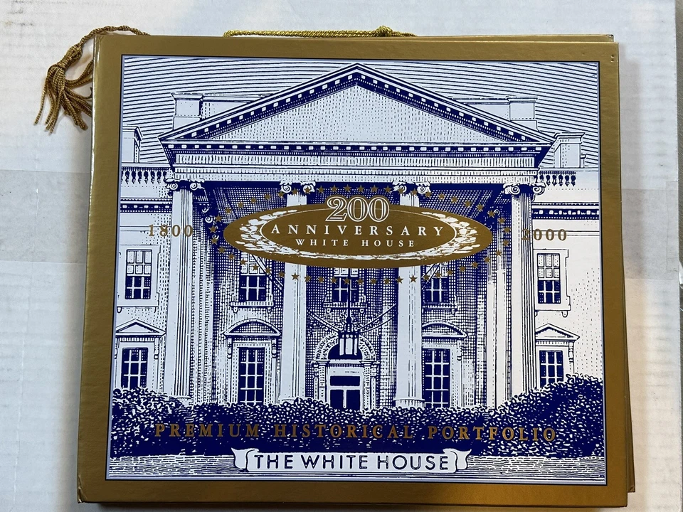 Lot The White House 200 Anniversary $20 Note + Brass James Hoban Medal Medallion - Image 3 of 4