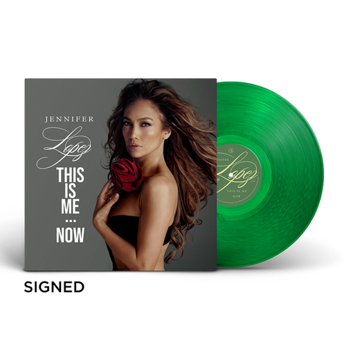 Jennifer Lopez This Is Me Now Emerald Green Colored Vinyl Record **Signed** NEW⚡ - Imagen 3 de 3