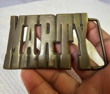 VTg Solid Brass Belt Buckle Name "Marty - B12