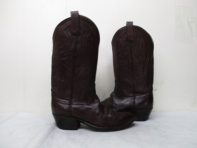 Dan Post Brown Leather Cowboy Boots Mens Size 8.5 D Style 6710 