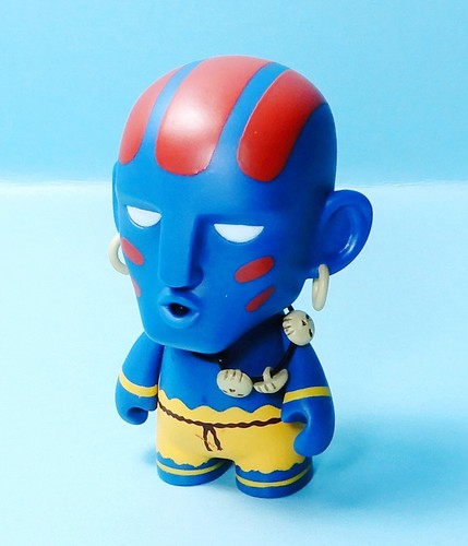 4 pcs Kidrobot X Street Fighter CAPCOM vinyl figure Ryu Zangief Dhalsim Loose - Picture 3 of 5