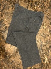 Men  s Gray Levi's Action Slacks Flat Front Pants Size 36x33