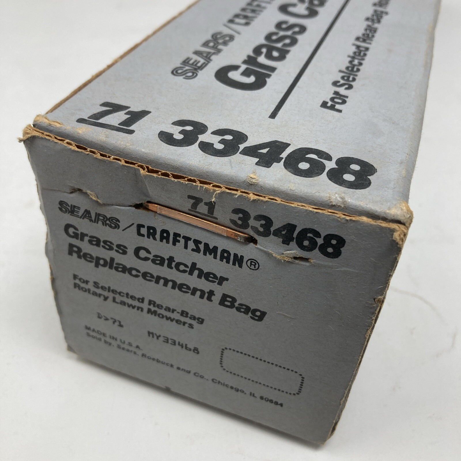 Sears Craftsman lawnmower grass bag NOS grass catcher replacement 71