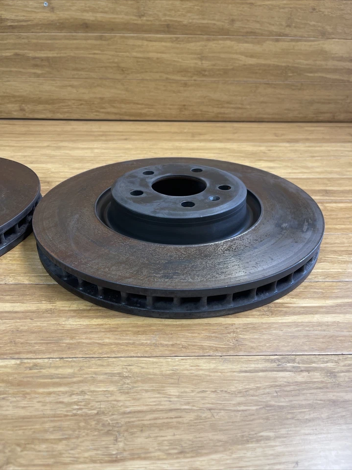 Disco rotores de freno delanteros izquierdo y derecho Audi A5 S5 S4 RS5 2018-2023 34 k OEM Foto 4 de 4
