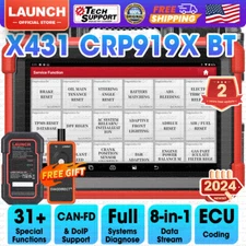 LAUNCH X431 CRP919X BT Elite Bidirectional Car Diagnostic Scanner K Coding