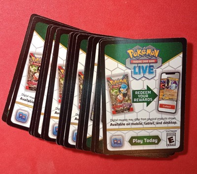 Pokémon TCG Live Online Code Lot - 300 Unused  Codes - Assorted Sets
