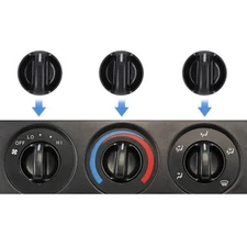 3* Control Knobs AC Control Fit For 2000-2006 Toyota Tundra Car Auto Accessories