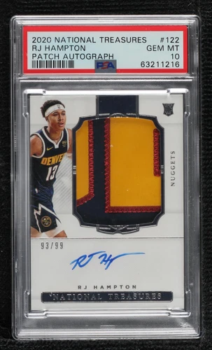 2020-21 Panini National Treasures - R.J. Hampton #122