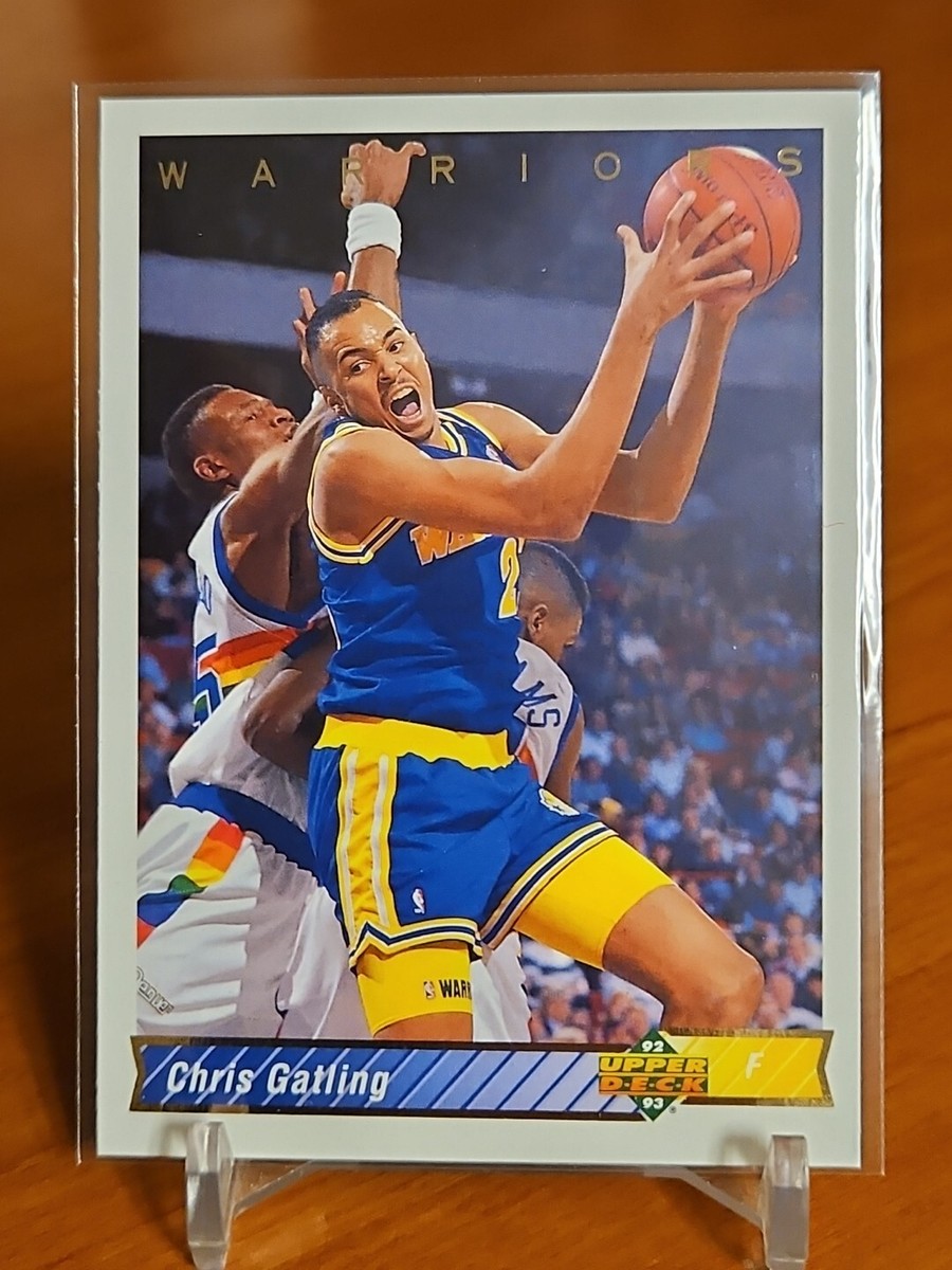 1992-93 Upper Deck Basketball Card Chris Gatling Golden State