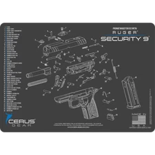 For Ruger Security 9   Armorers Cleaning Mat Cerus Gear PREMIUM  Made in USA 