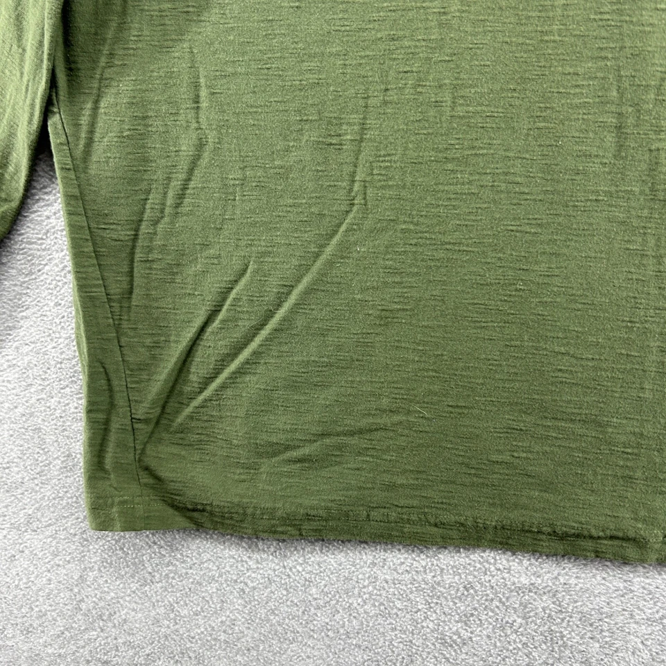 Buffalo David Bitton T Shirt Mens Size XL Green Long Sleeve Graphic Cotton V - Image 3 of 4