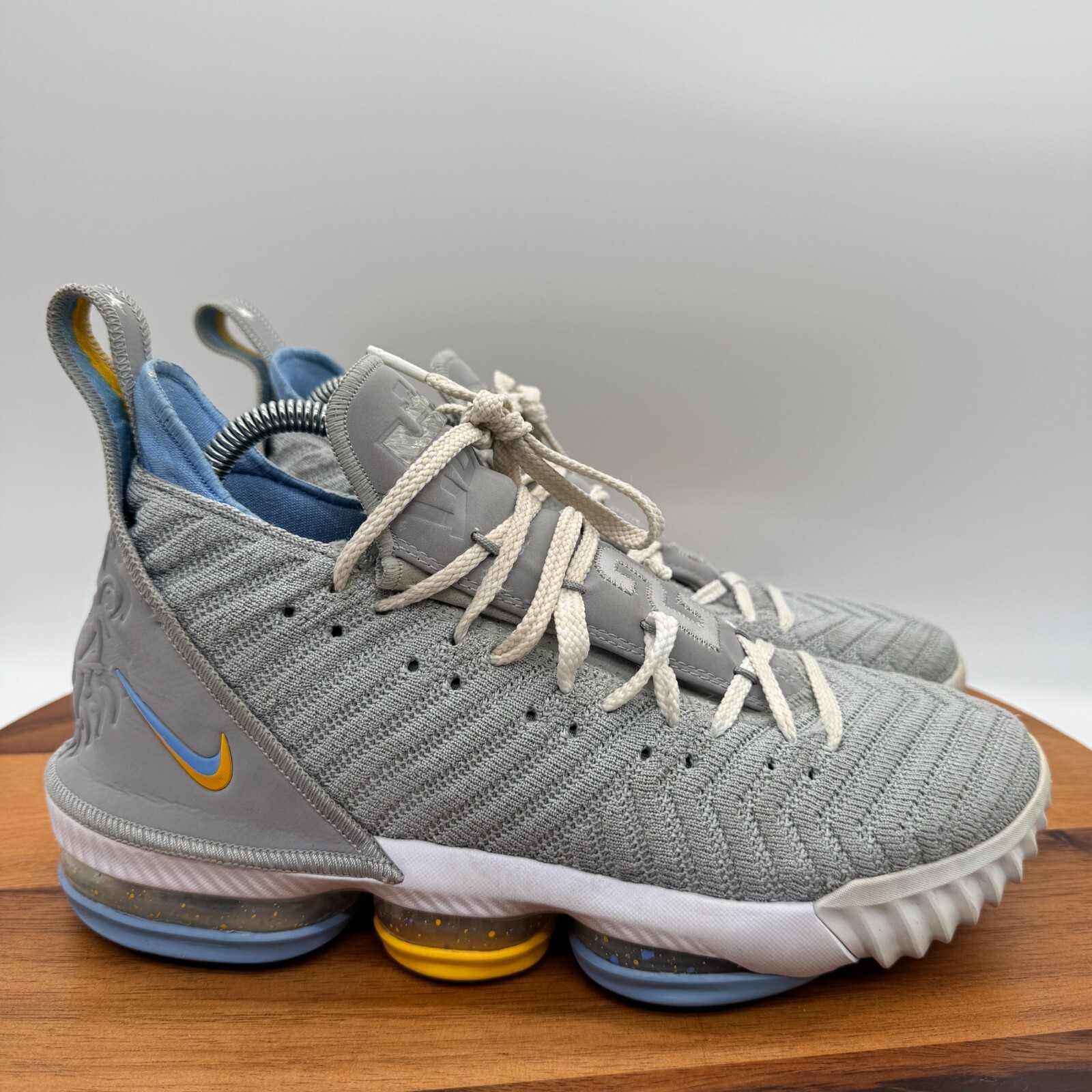Nike LeBron James XVI Minneapolis Lakers Shoes Mens Gray - Main Image