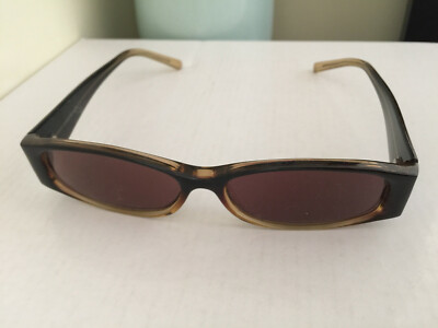 Personal Optics rectangle Sunglasses/reading Dark brown Frame brown Lenses