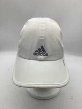 Adidas Aeroready White Adjustable Polyester Blend Baseball Cap H3
