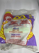 Winnie The Pooh PIGLET 1999 McDonalds Happy Meal Soft Toy  5 Disney Sealed