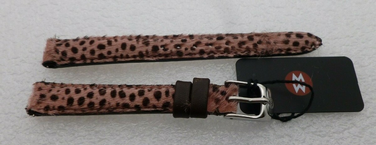Michele leopard print watch band MICHELE 16mm Animal Print Leather Watch Strap | Mercari main image 3