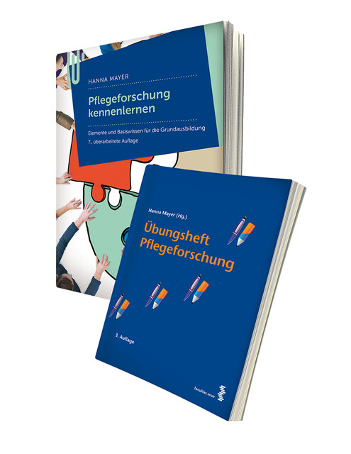 Thumbnail - Lernpaket Lehrbuch Pflegeforschung Kennenlernen + Übungsheft