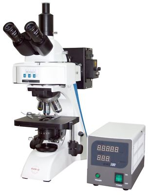 Radical Epi Fluorescence Microscope B G UV & 6 Turret Fl Filter Holder Cam Port
