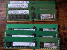 Server RAM    SK hynix - Samsung- 16GB PC4-2400T  LOT 6pc