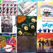 THE BEATLES -  Schallplattensammlung  7 LPs, ...