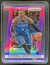2013-14 Panini Prizm Russell Westbrook Prizm Purple Die Cut #/49 Thunder