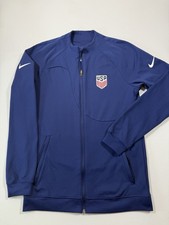 Nike United States Track Jacket Mens Small Blue National Team Soccer USA MLS