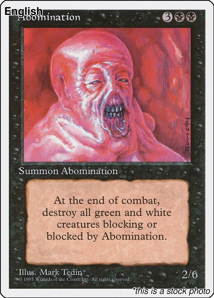 Abomination [4ED - ] Fourth Edition
