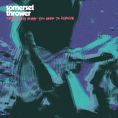 Somerset Thrower - Take Only What You Need to Survive - Half Clear/ Half Neon Pi