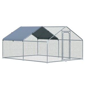 Large Chicken Coop Metal Chicken Run for Chickens with Waterproof
