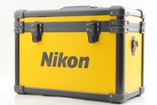   NEAR MINT  Nikon Yellow Hard Aluminum Camera Case 40x21x28cm From JAPAN
