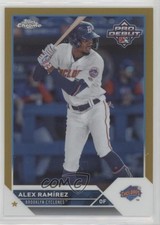 2023 Topps Pro Debut Chrome Gold Refractor 23/50 Alex Ramirez Ramírez 1f5h