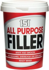 151 Ready Mixed All Purpose Filler, Smooth White Filler Interior & Exterior 600g