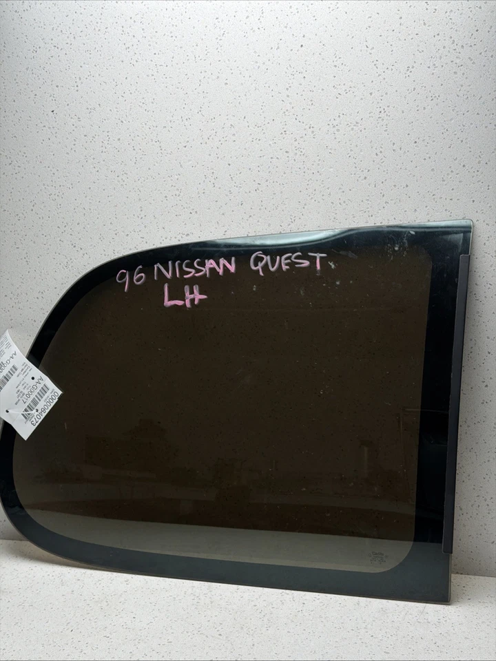 1996-1998 Nissan Quest Mini Van Driver Side Rear Left Door Window Glass - Image 2 of 4