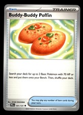 Buddy-Buddy Poffin 101/131 Uncommon Prismatic Evolutions Pokemon Near Mint